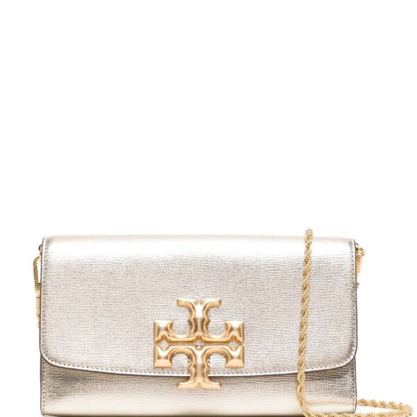 Tory Burch Eleanor metallic clutch