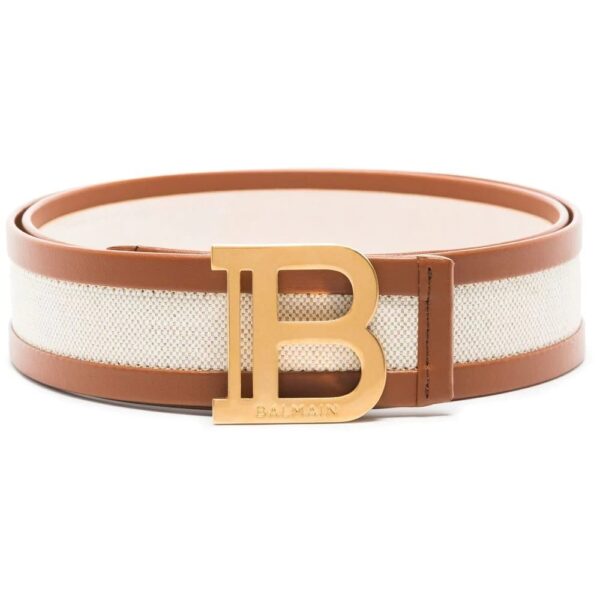 Balmain  logo-buckle belt