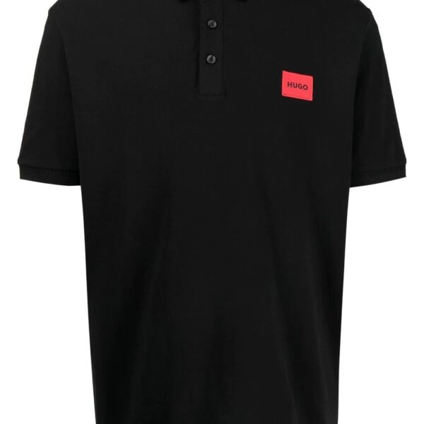 Hugo Dereso222 logo-patch polo shirt
