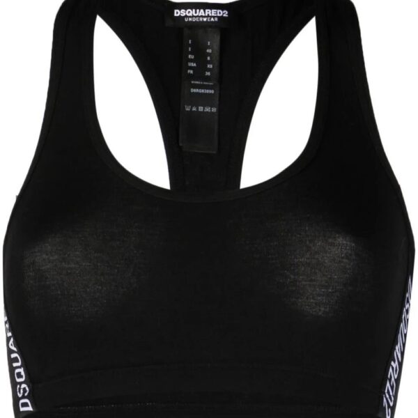 DSQUARED2  logo-tape sport bra