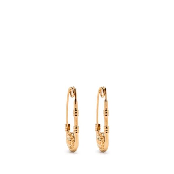 Versace  safety pin earrings