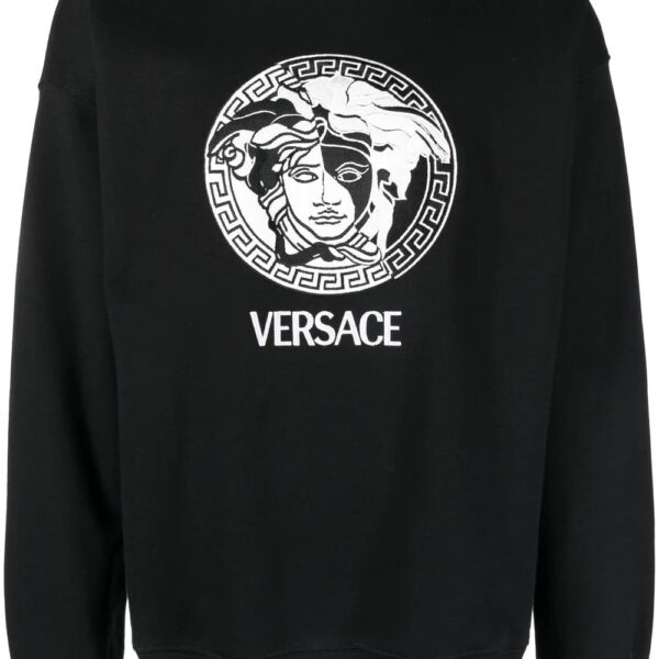 Versace  Medusa embroidered sweatshirt