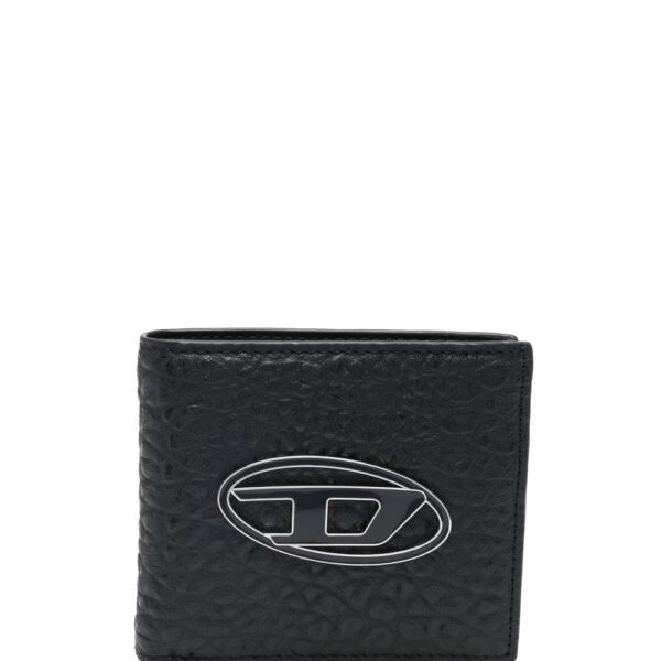 Diesel  logo-plaque bi-fold wallet