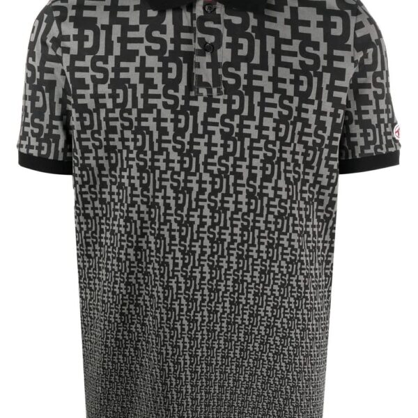 Diesel logo-print polo shirt