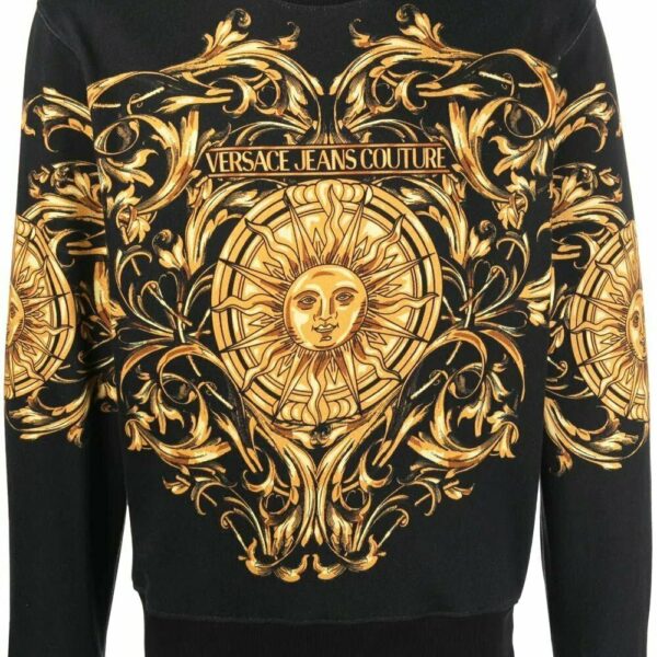 Versace Jeans Couture  Garland Sun-print sweatshirt