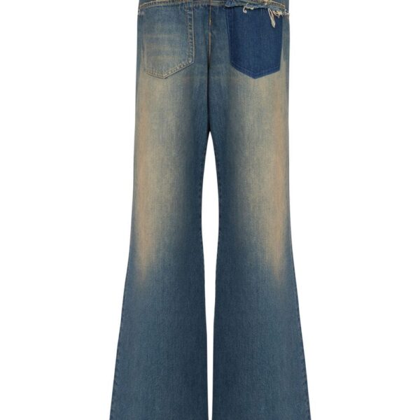 Balmain  high-rise flared jeans