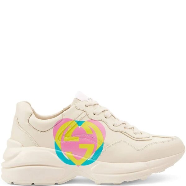Gucci low-top Rhyton heart sneakers