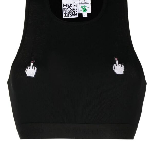 Natasha Zinko  embroidered-motif bralette