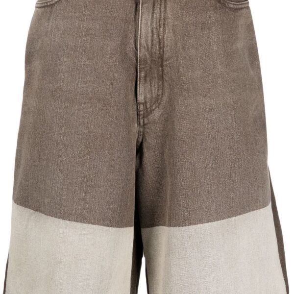 Off-White  high-waisted denim shorts