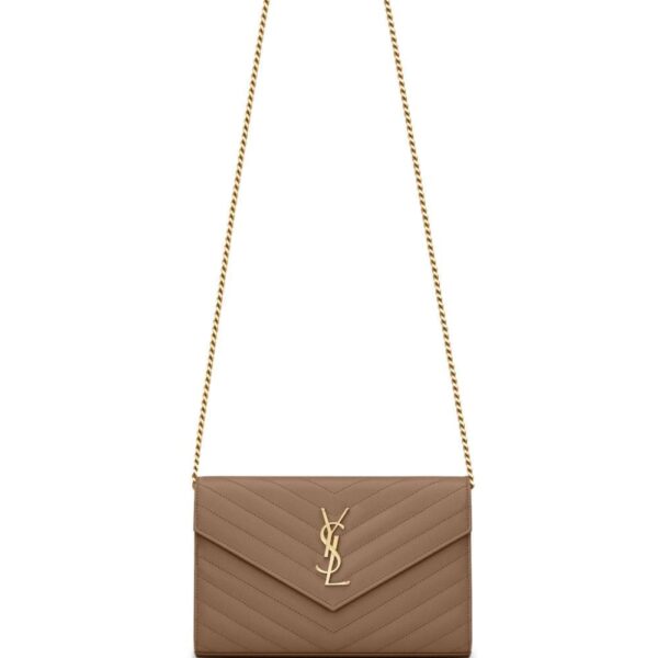 Saint Laurent Monogram envelope clutch bag