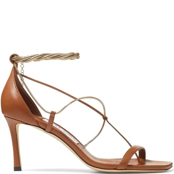 Jimmy choo  Oriana 75mm leather sandals