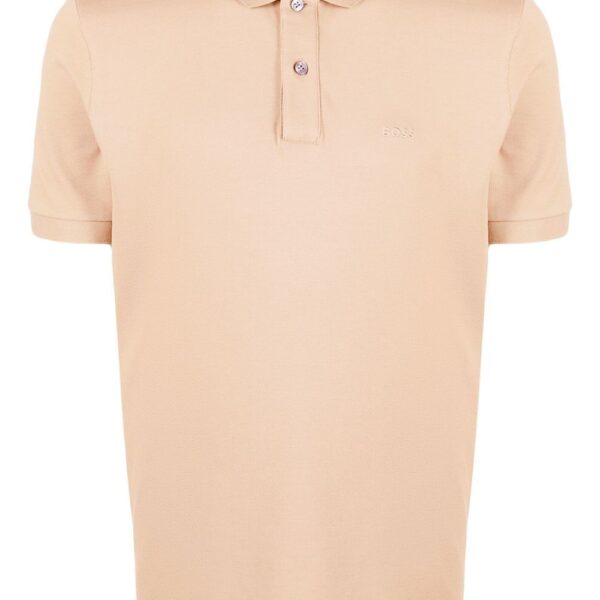 BOSS  embroidered-logo polo shirt