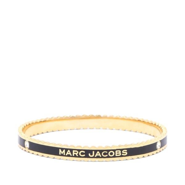Marc Jacobs  The Medallion scalloped bangle bracelet