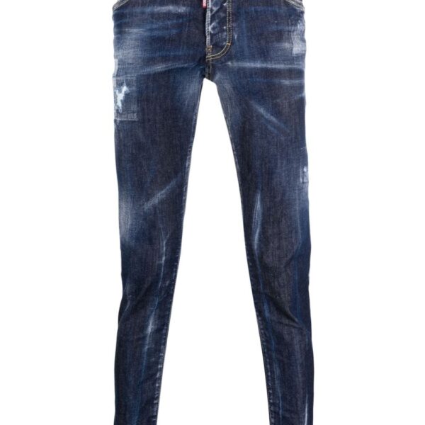Dsquared2  distressed slim-fit jeans
