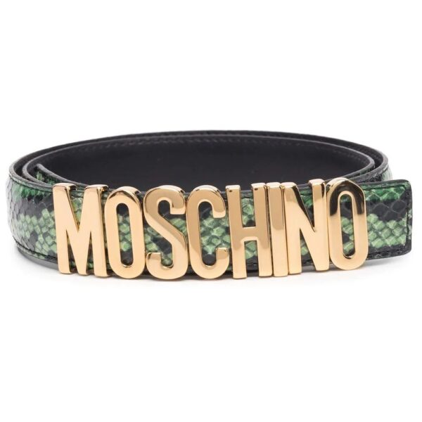 Moschino  logo-embellished belt