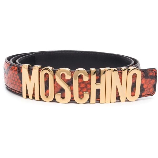 Moschino  logo-embellished belt
