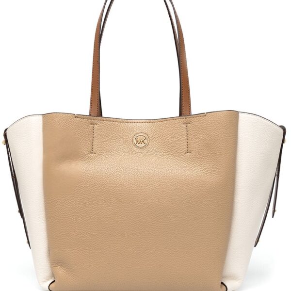 Michael Michael Kors panelled logo-plaque tote bag