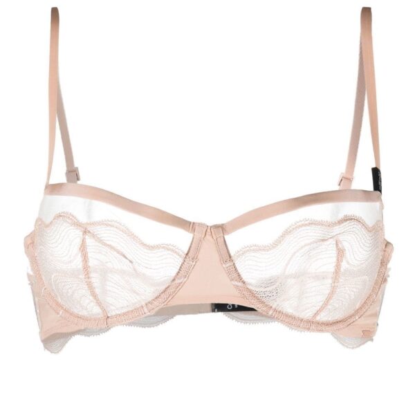 Calvin Klein  sheer-lace balconette bra