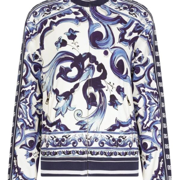 Dolce & Gabbana  Majolica-print bomber jacket