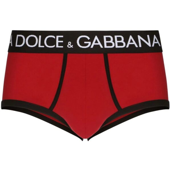 Dolce & Gabbana  logo-waist stretch-cotton briefs