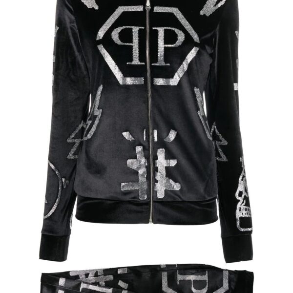 Philipp Plein  logo-studded hoodie tracksuit