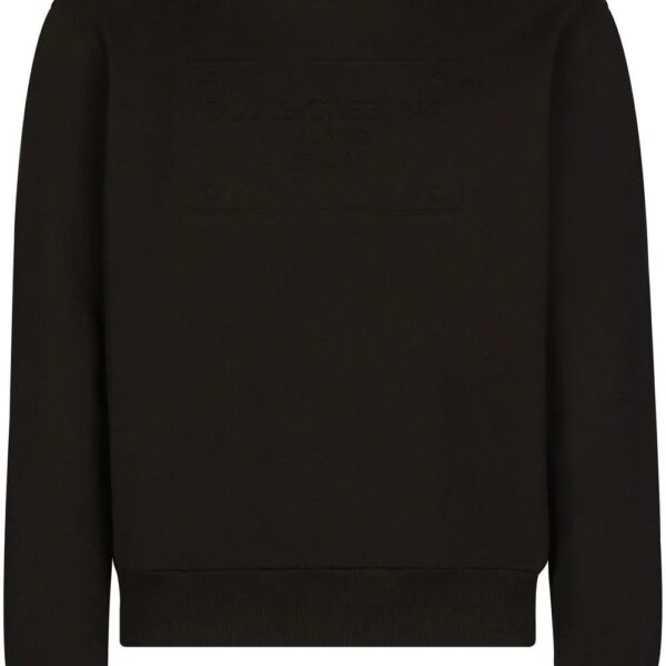 Dolce & Gabbana  logo-embossed crew neck sweatshirt