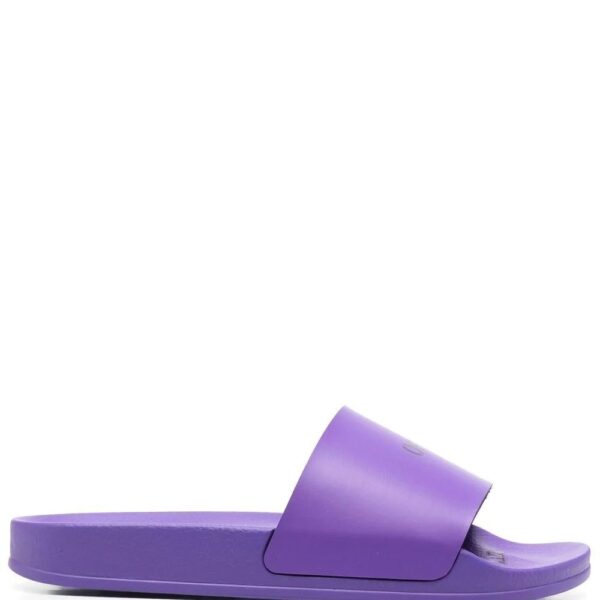 Off-White  logo-stamp rubber slides