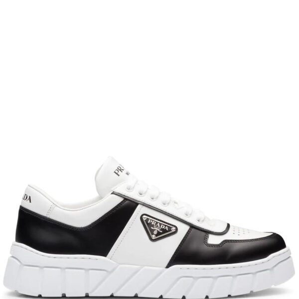 Prada  low-top leather sneakers