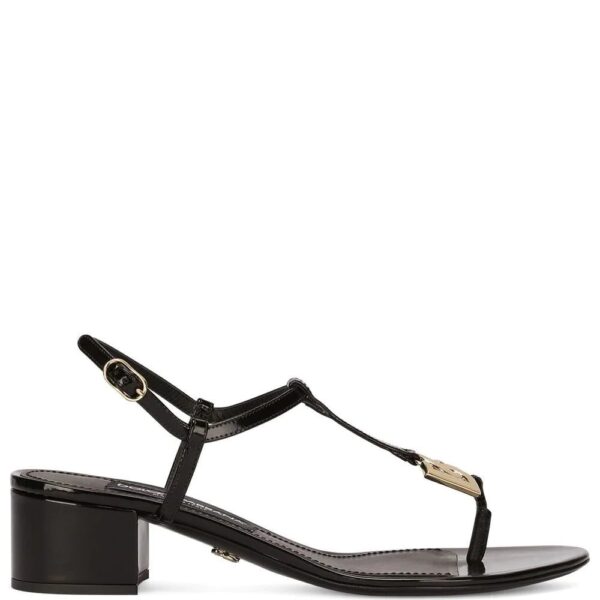 Dolce & gabbana DG logo thong 40mm sandals