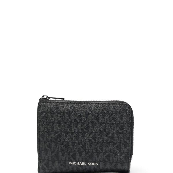 Michael Michael Kors logo zipped wallet