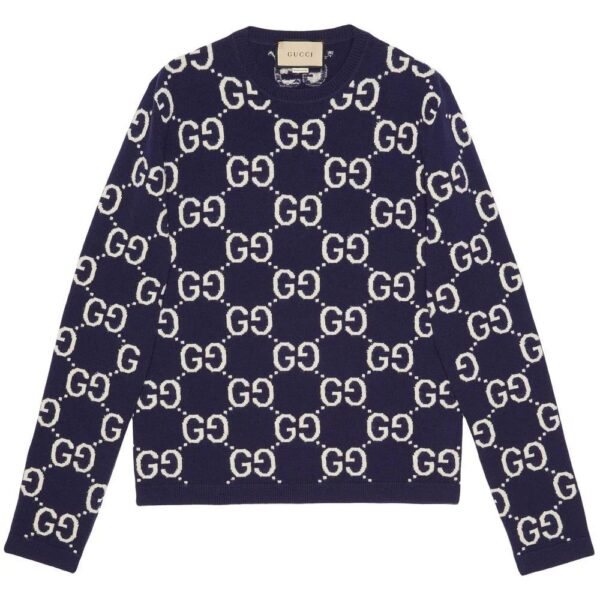 Gucci  GG-monogram wool jumper