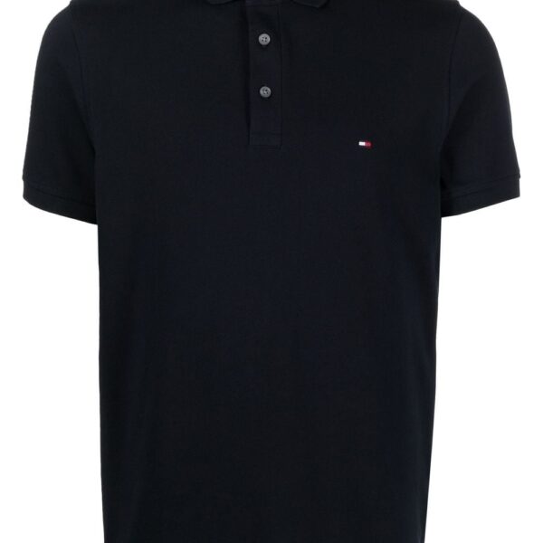 Tommy Hilfiger embroidered-logo polo shirt