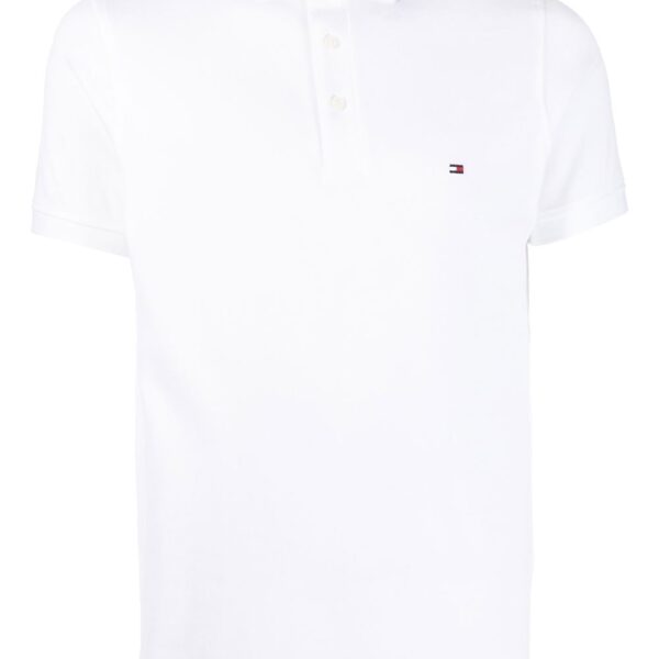 Tommy Hilfiger embroidered-logo polo shirt