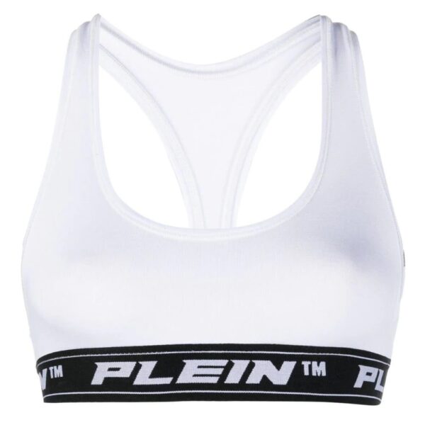 Philipp Plein  logo-underband sports bralette