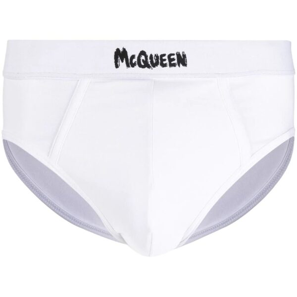 Alexander McQueen  logo-print waistband briefs
