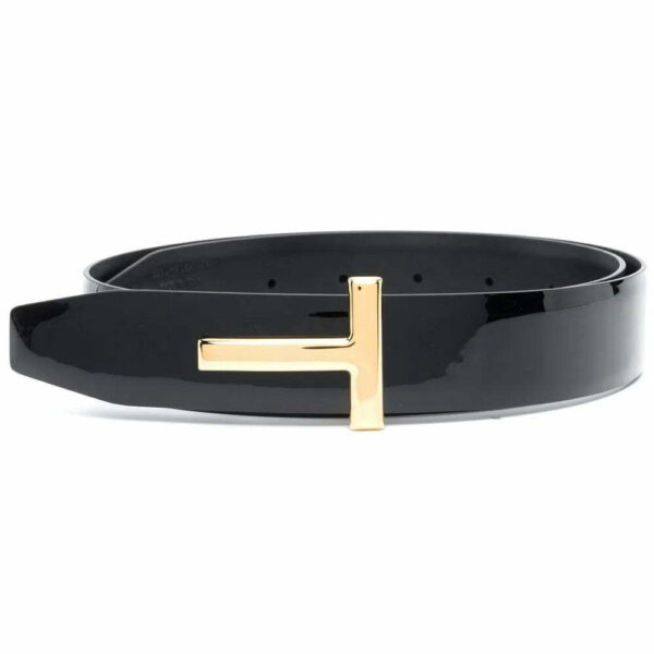TOM FORD  T logo-buckle reversible belt