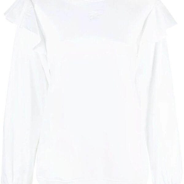 Karl Lagerfeld  ruffle-trim sweatshirt