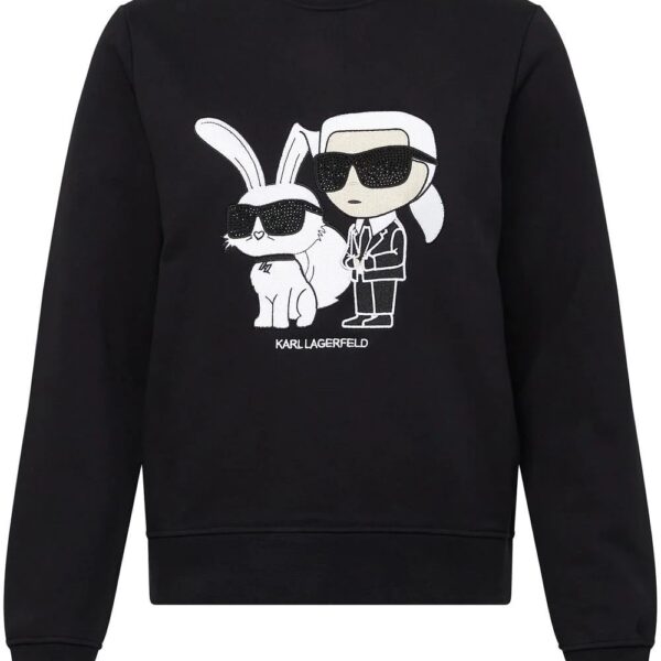 Karl Lagerfeld  Karl Choupette embroidered sweatshirt