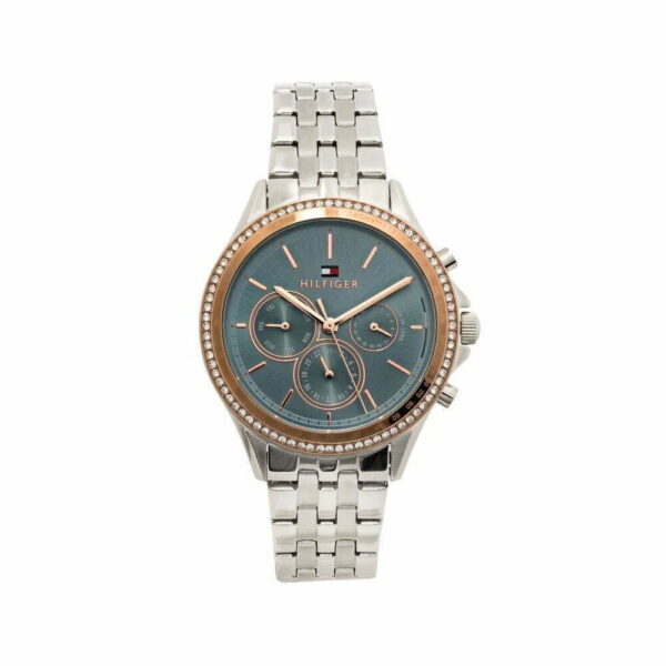 Tommy Hilfiger  crystal-encrusted quartz 40mm
