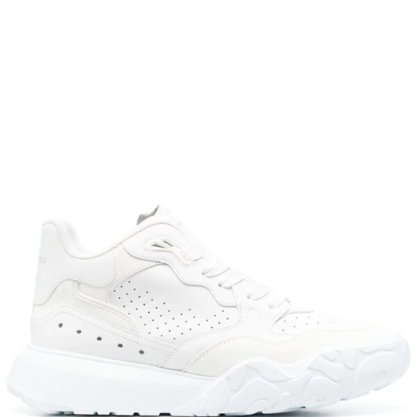 Alexander McQueen  perforated low-top sneakers.