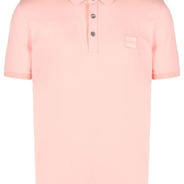 BOSS  embroidered-logo polo shirt