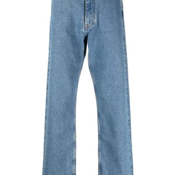 Off-White  mid-rise wide-leg jeans