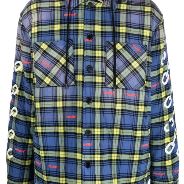 Off-White  plaid-check shirt jacket