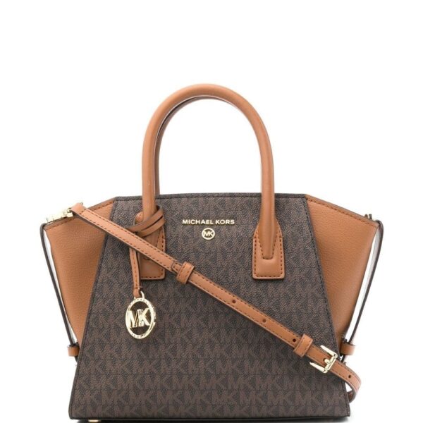 Michael Michael Kors logo-print leather tote bag