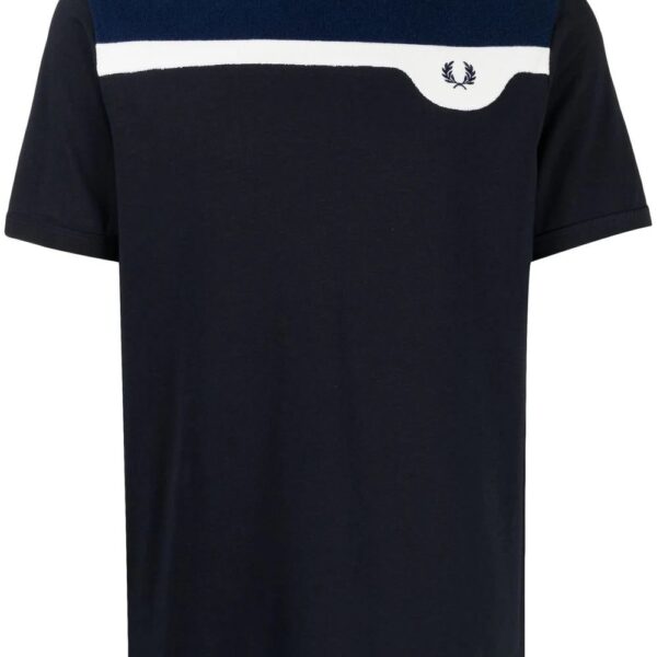 Fred Perry  Reissues towelling panelled T-shirt