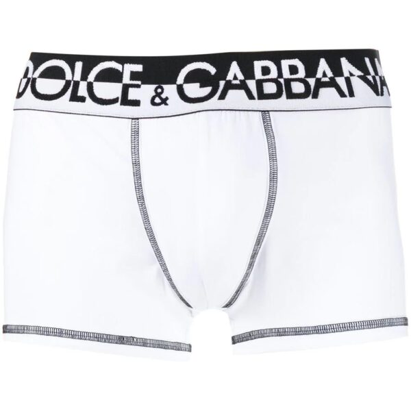 Dolce & Gabbana  logo-waistband detail boxers