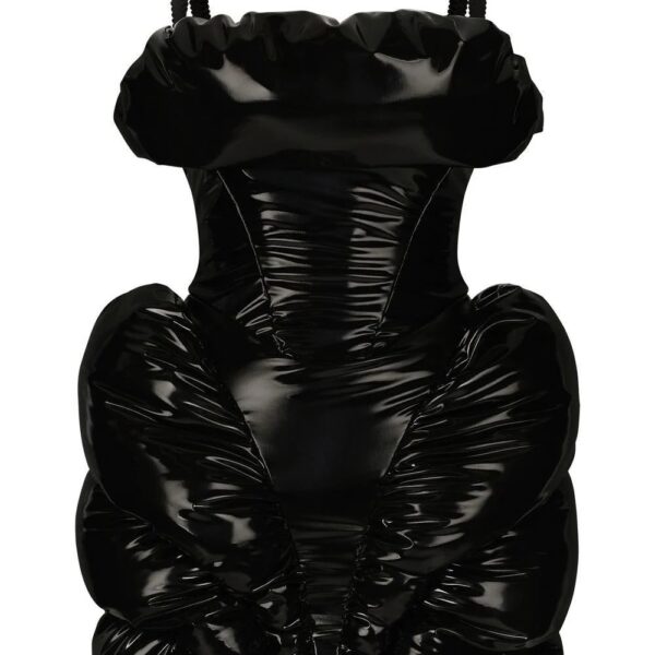 Dolce & Gabbana  ruched coated minidress