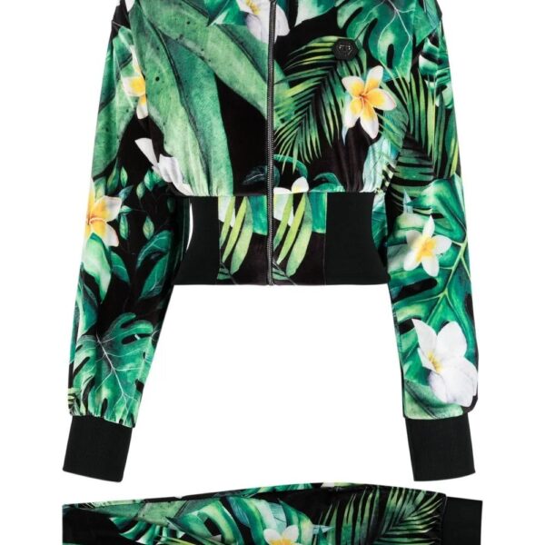 Philipp Plein  Hawaii-print tracksuit set