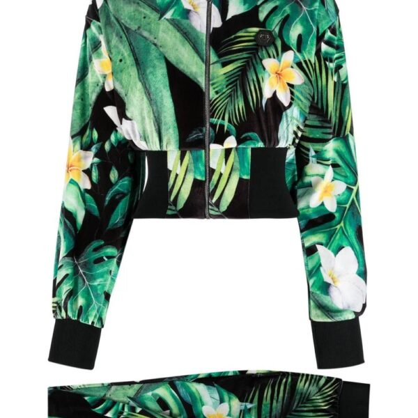 Philipp Plein  Hawaii-print tracksuit set