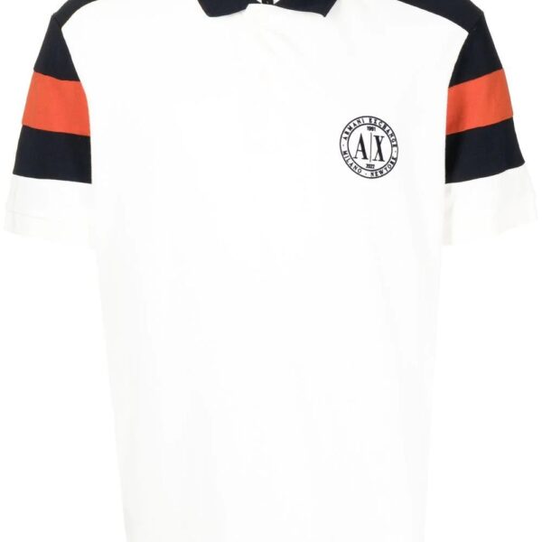 Armani Exchange chest logo-print polo shirt